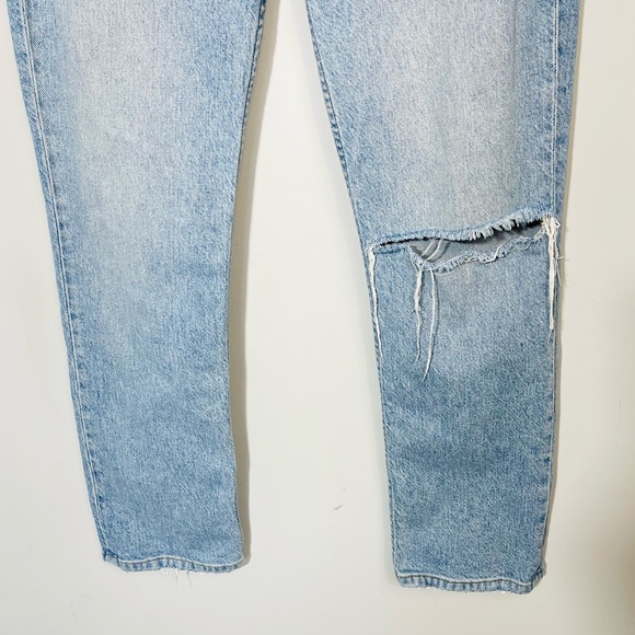 Reformation Liza High Rise Straight Crop Jeans In Montego Wash Size 26 - Picture 9 of 16